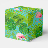 フラミンゴ熱帯パームギフトボックス フェイバーボックス (裏面サイド)