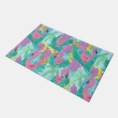 フラミンゴ熱帯林 ドアマット (アングル)