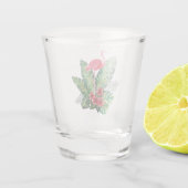 フラミンゴ熱帯葉性 ショットグラス (裏面)