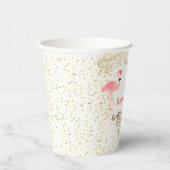 フラミンゴ熱帯誕生日 紙コップ (右)