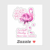 フラミンゴ私はまだ乳癌の待機状態にある シール (シート)