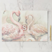 フラミンゴ紙パッドパーティーランチョンマット ペーパーパッド (インサイチュ)