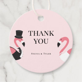 フラミンゴ結婚さんありがとう フェイバータグ