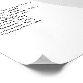 フラミンゴ結婚の座席表のポスター ポスター (角)