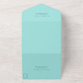 フラミンゴ結婚病 オールインワン招待状 (外側)