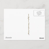 フラミンゴ羨望 ポストカード (裏面)