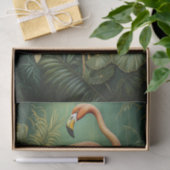 フラミンゴ羽毛のフィナリーエレガント植物学 薄葉紙 (ギフト)