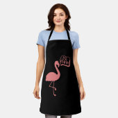 フラミンゴ脚けいれん エプロン (着用した状態)