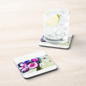 フラミンゴ花の喜び コースター (右側)