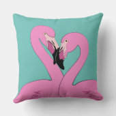 フラミンゴ装飾用クッション クッション (裏面)