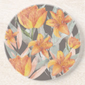 フラミンゴ装飾用クッション コースター (正面)