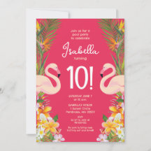 フラミンゴ誕生日パーティー