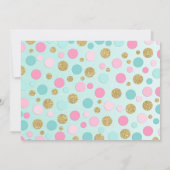 フラミンゴ誕生日招待状局所プールパーティー 招待状 (裏面)