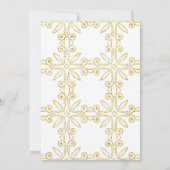 フラミンゴ誕生日招待状 招待状 (裏面)