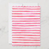 フラミンゴ誕生日招待状 招待状 (裏面)