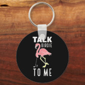 フラミンゴ遊のゴルフトークバーディ私にGolfing Fu キーホルダー (正面)