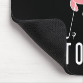 フラミンゴ遊のゴルフトークバーディ私にGolfing Fu マウスパッド (コーナー)