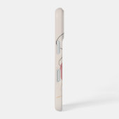 フラミンゴ開花 iPhone 16ケース (右側面)