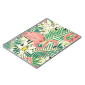 フラミンゴ離れパームヴィンテージ:熱帯 ノートブック (左側)