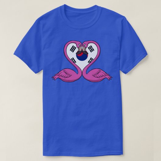 フラミンゴ韓国 Tシャツ (デザイン正面)