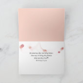 フラミンゴ飛んでいるアウト・オブ・ウォーター カード (内部)