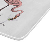 フラミンゴ飲むMartini Thunder_Cove カッティングボード (角)