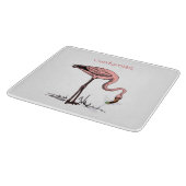 フラミンゴ飲むMartini Thunder_Cove カッティングボード (角)