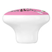 フラミンゴ飲むMartini Thunder_Cove セラミックノブ (側面)