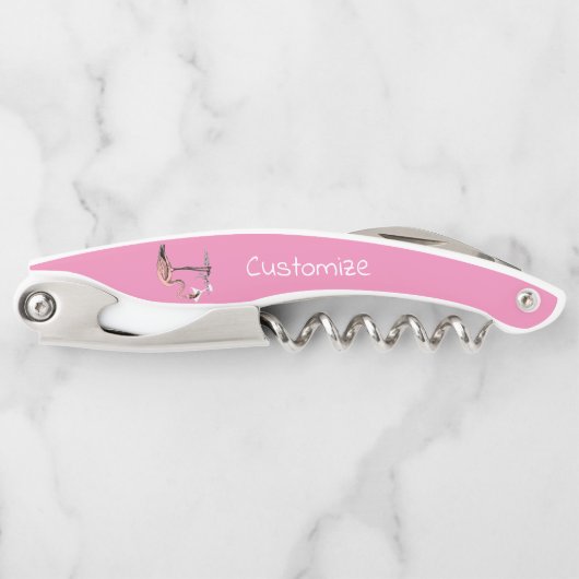 フラミンゴ飲むMartini Thunder_Cove ソムリエナイフ (正面)