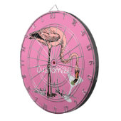 フラミンゴ飲むMartini Thunder_Cove ダーツボード (正面右)