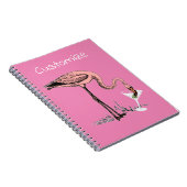 フラミンゴ飲むMartini Thunder_Cove ノートブック (右側)