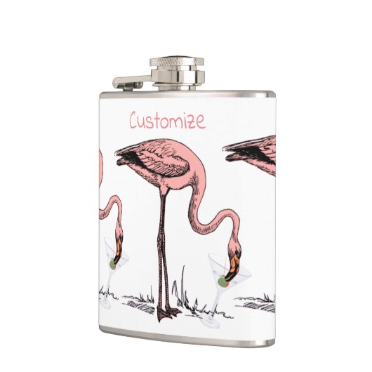 フラミンゴ飲むMartini Thunder_Cove フラスク (左)