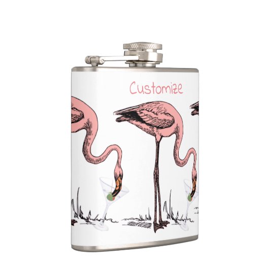 フラミンゴ飲むMartini Thunder_Cove フラスク (右)