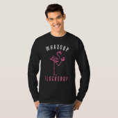 フラミンゴ骨格の驚くべきWhassupのフロッカー Tシャツ (正面フル)