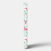 フラミンゴ鳥の羽 |イニシャルの追加 Case-Mate iPhoneケース (裏面 / 左)