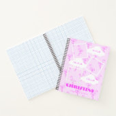 フラミンゴ1歳の誕生日ベビー ノートブック (内部)