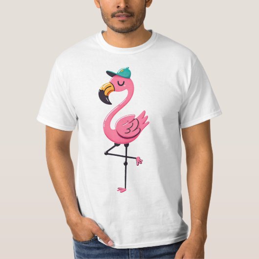 フラミンゴ1 Tシャツ (正面)