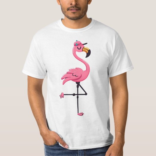 フラミンゴ2 Tシャツ (正面)