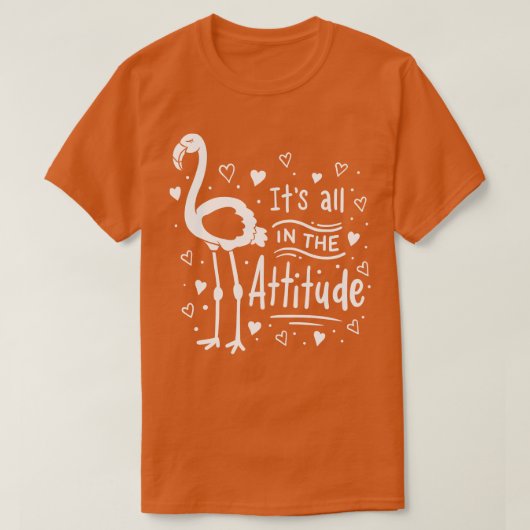フラミンゴ3 Tシャツ (デザイン正面)
