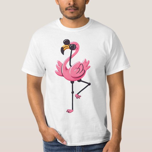 フラミンゴ3 Tシャツ (正面)