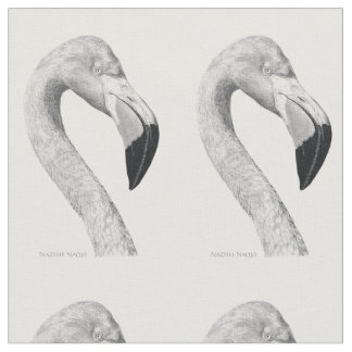 "フラミンゴ"のカスタムによってとかされる綿56'幅の生地 ファブリック