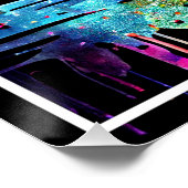 フラミンゴ・イン・ア・レイク–63852 ポスター (コーナー)