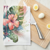 フラミンゴ キッチンタオル (四つ折り)