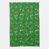 フラミンゴ キッチンタオル (縦)