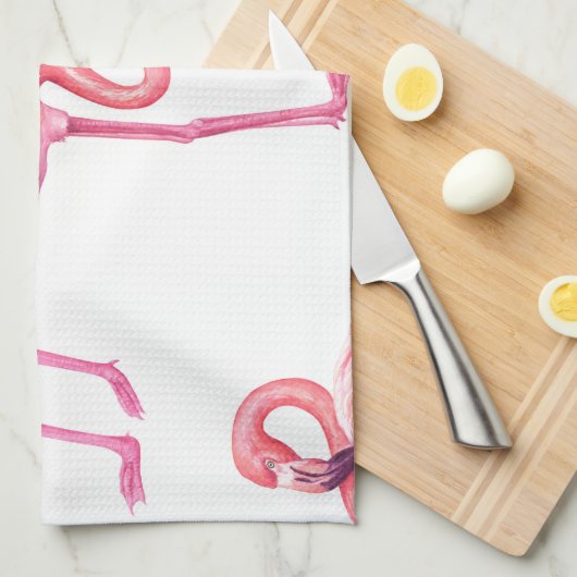 フラミンゴ キッチンタオル (四つ折り)