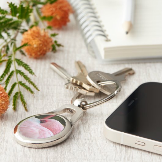 フラミンゴ キーホルダー (側面)