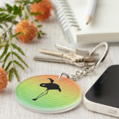 フラミンゴ キーホルダー (正面右)