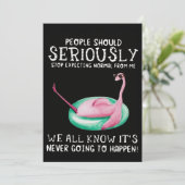 フラミンゴ・ギフト |人々は真剣にフラミンゴするべきである シーズンカード (スタンド正面)