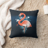 フラミンゴ クッション (ブランケット)