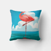 フラミンゴ クッション (裏面)